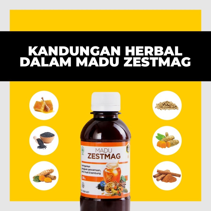 

ZESTMAG - Membantu Mengatasi Asam Lambung dan Maag 280gr