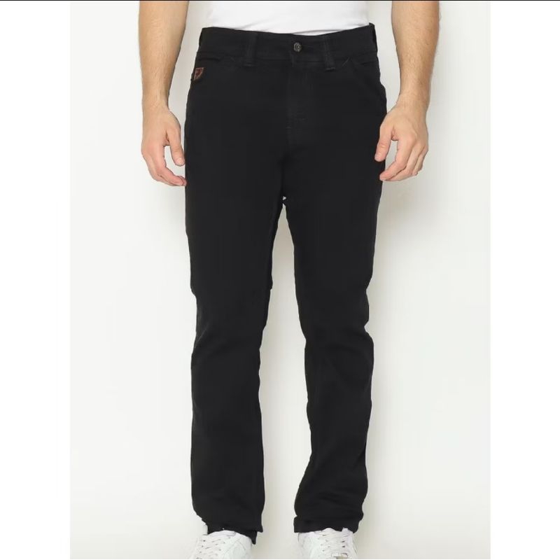 Celana Hitam Slimfit Stretch Lois - SLS107H