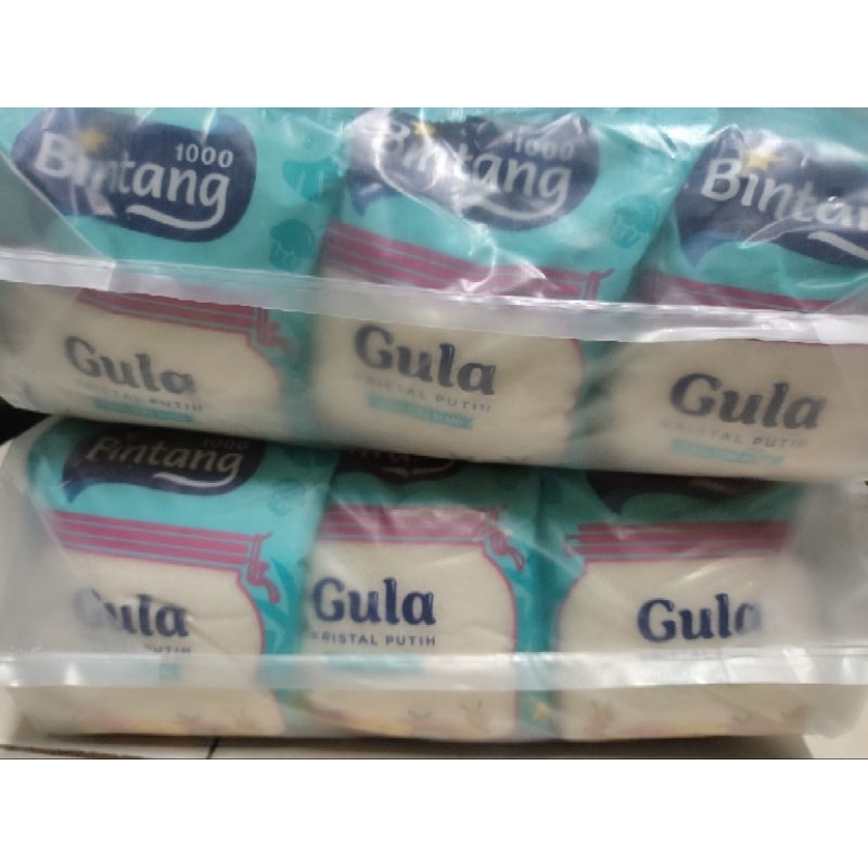 

gula pasir SERIBU BINTANG 450gr 1bal (24pcs)