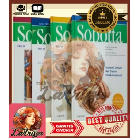 TERBAIK PAKET 4 SOBOTTA ATLAS ANATOMI MANUSIA EDISI 24 BAHASA INDONESIA
