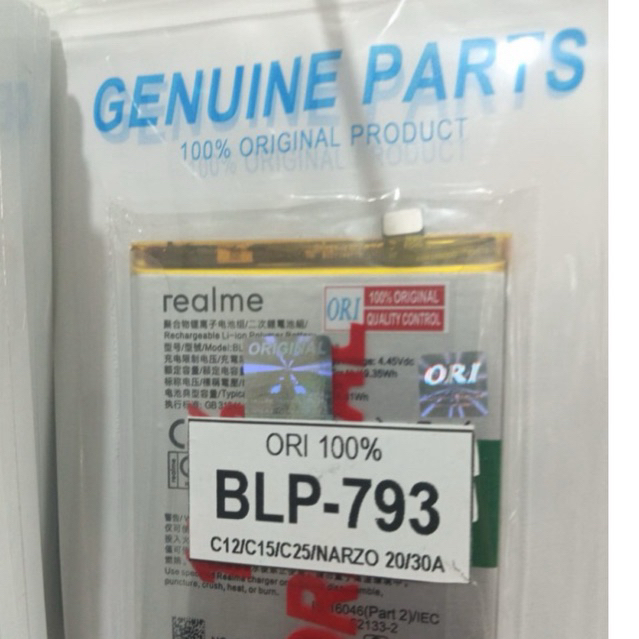 BATERAI REALME BLP-793
