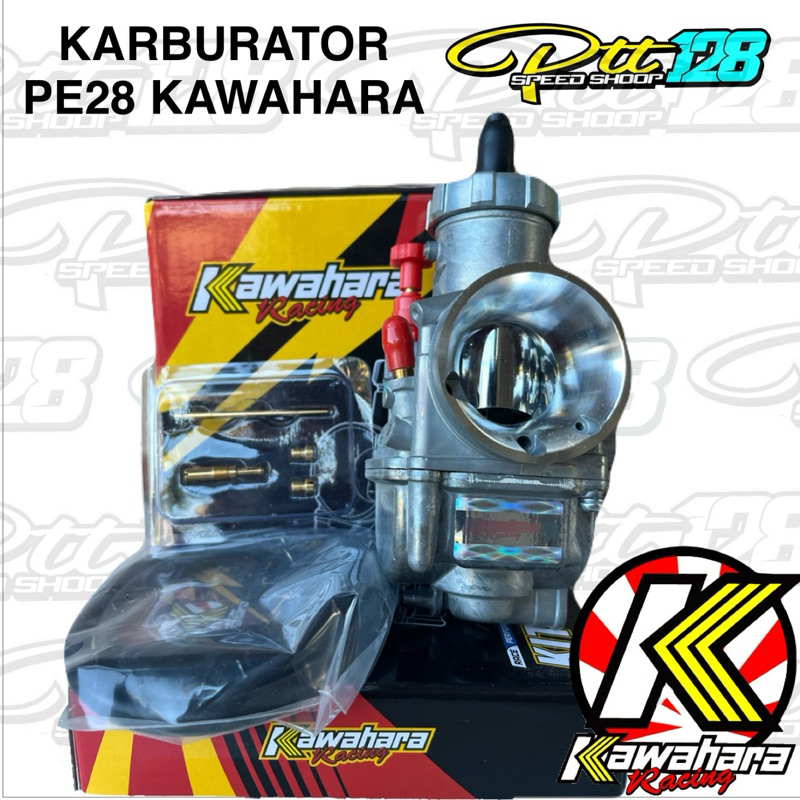 KARBURATOR PE 28 KAWAHARA RACING HARD CHROME KARBU PE28 SET JARUM PJ MJ CARBURATOR ORIGIGINAL