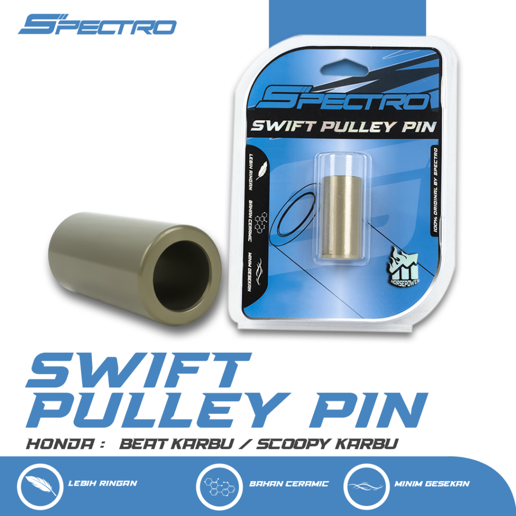 PULLEY PIN CERAMIC BEAT KARBU SCOOPY KARBU SPECTRO RACING