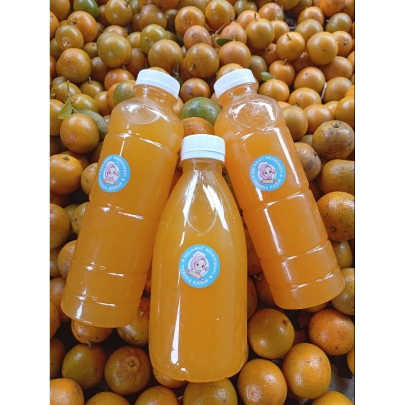 

Sari Jeruk sonkit Kasturi/jeruk peras Bogor 100% murni