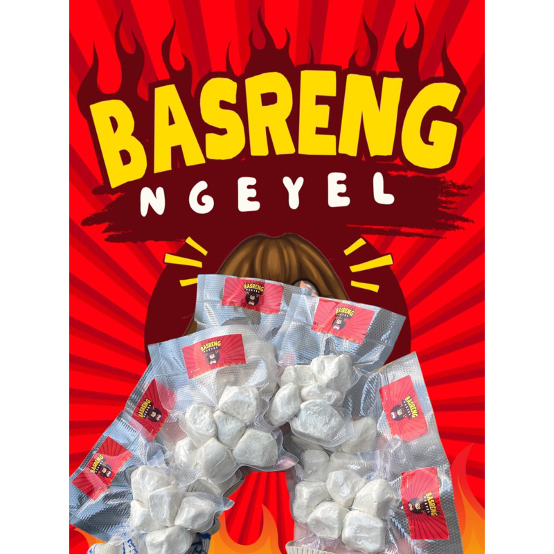 

[BESTIEGENK] Basreng Mentah Snack Basreng Ngeyel dapat 7 pack free chili oil ngeyel