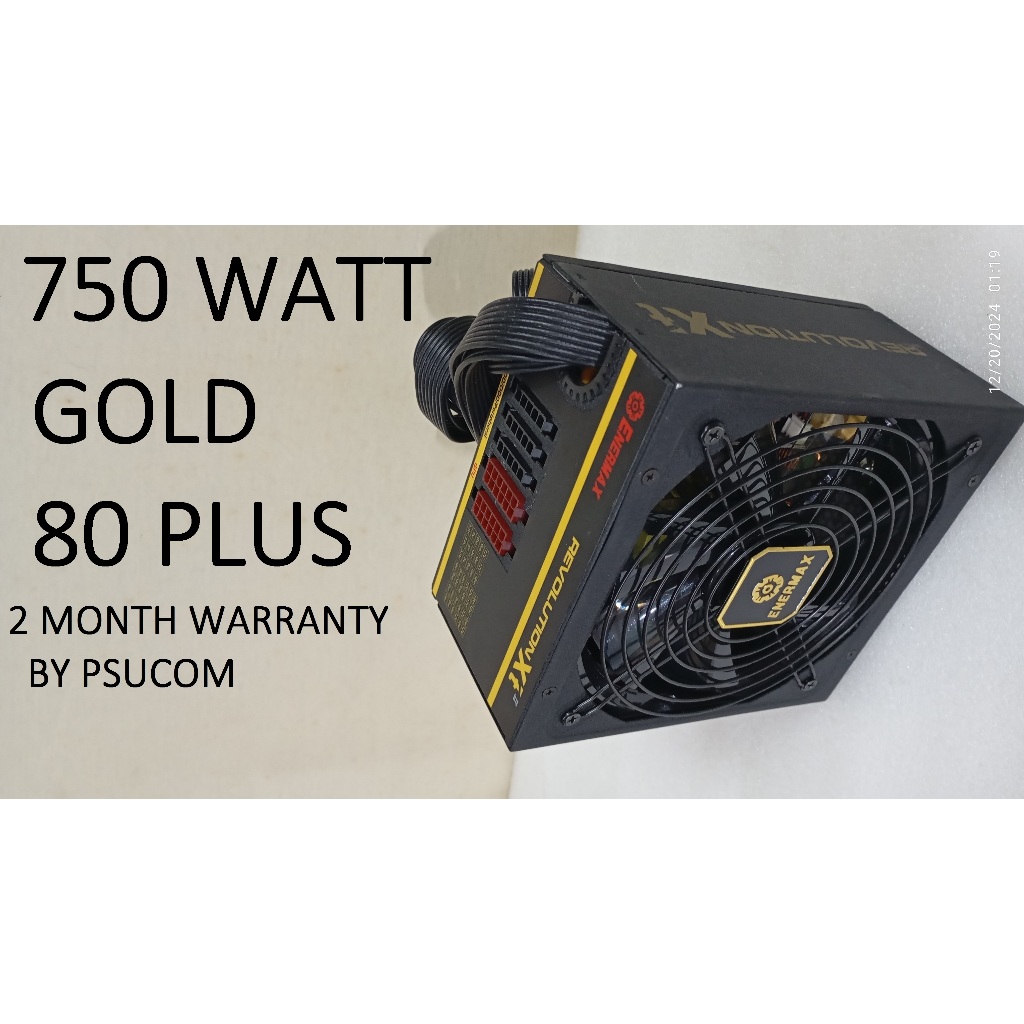PSU ENERMAX REVOLUTION XT  II 750 WATT GOLD 80 PLUS