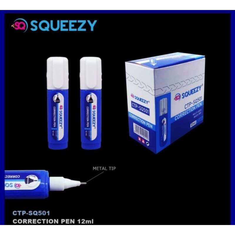 

Correction Pen / Tip-x Squeezy Biru
