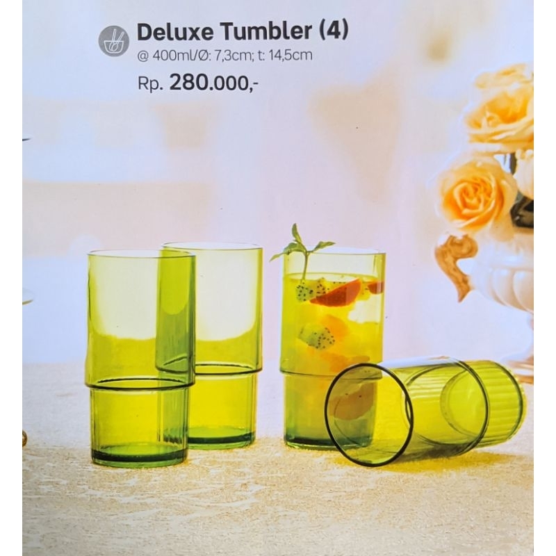 Tupperware Deluxe Tumbler (isi 4)