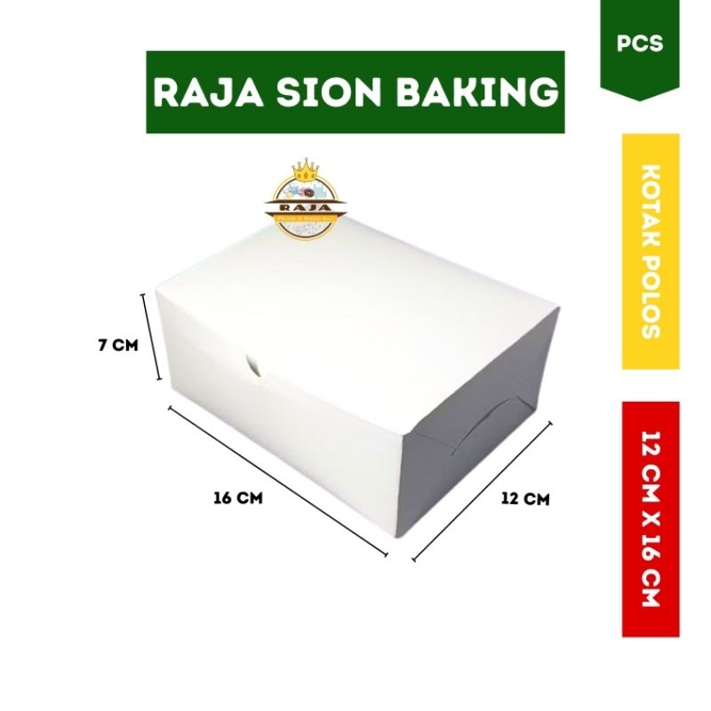 

Kotak Kue / Kotak Snack Polos 12 CM x 16 CM x 7 CM