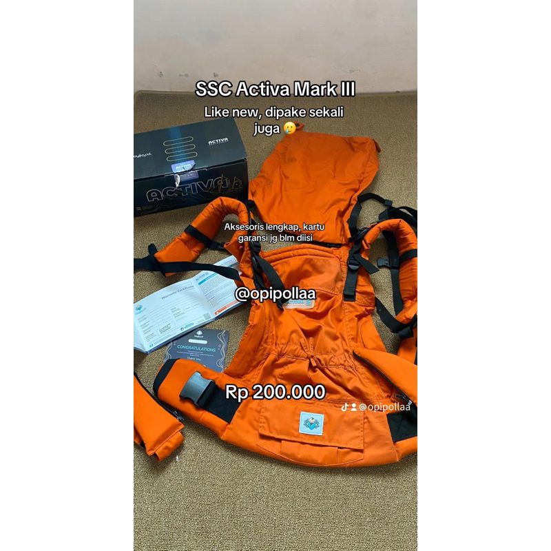 PRELOVED - SSC activa mark III