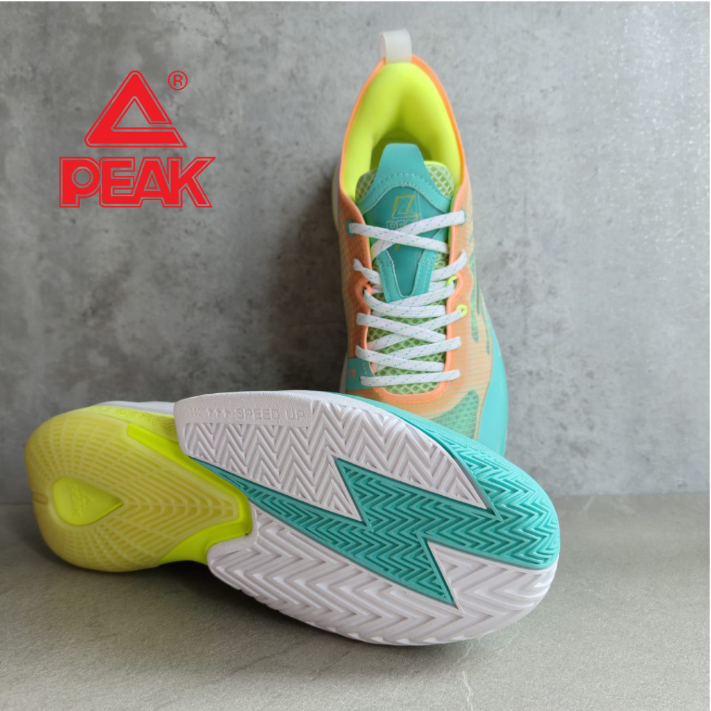hot product peak basketball shoes thunderbolt outdoor edition green