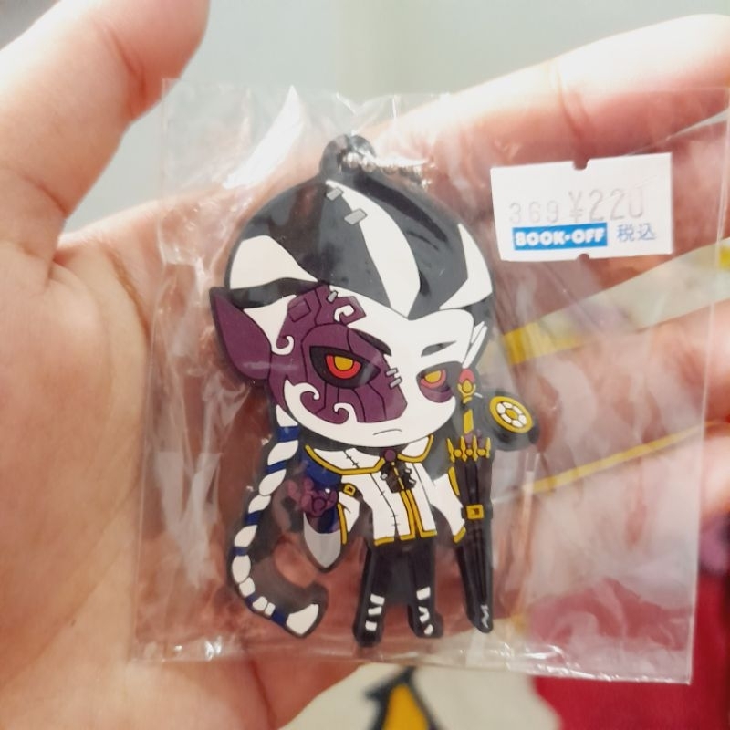 Identity V Wu Chang Rubber Original Keychain Gantungan Kunci NetEase White Guard