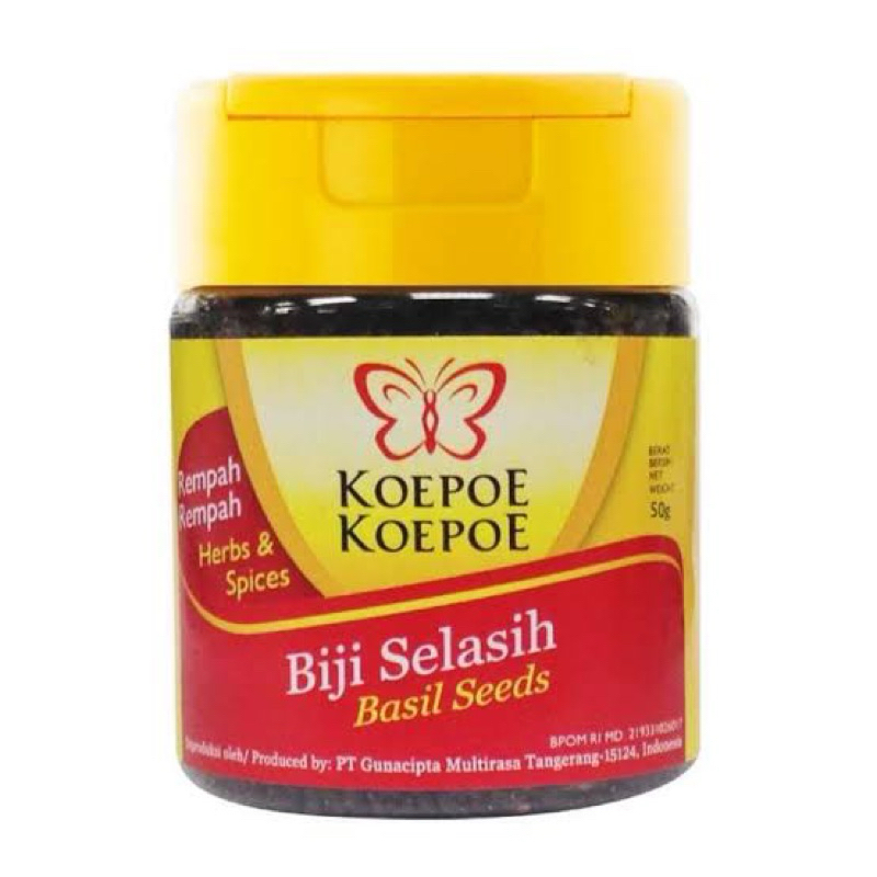 

Koepoe Koepoe Biji Selasih 50 gram