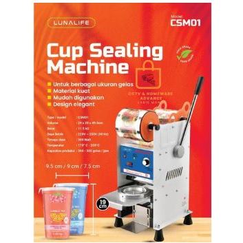 CUP SEALER LUNA LIFE / MESIN PRES CUP