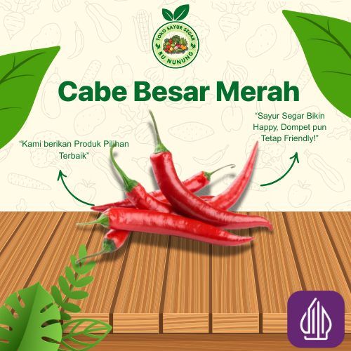 

Cabai Besar Merah Fresh Instan/Sameday