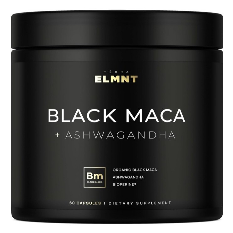 Suplemen Akar Maca Hitam dan Ashwagandha Stamina
