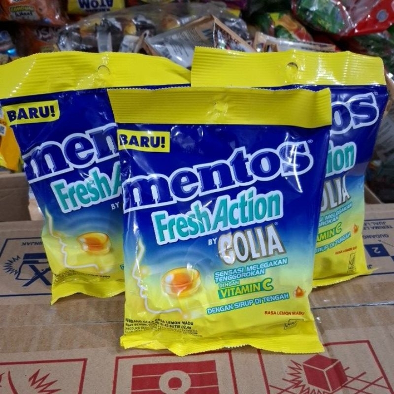 

Mentos fresh action Golia // lemon madu