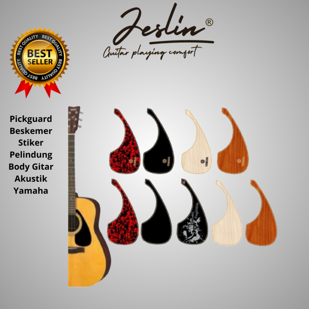 Pickguard Beskemer Stiker Pelindung Body Gitar Akustik Yamaha