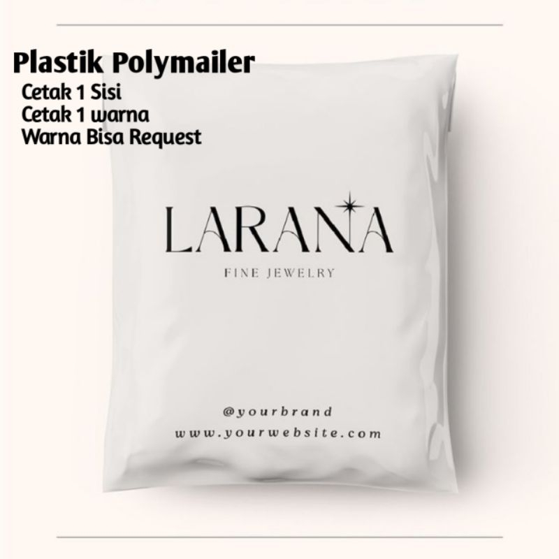 Plastik Polymailer custom design plastik packaging plastik sablon merk plastik custom