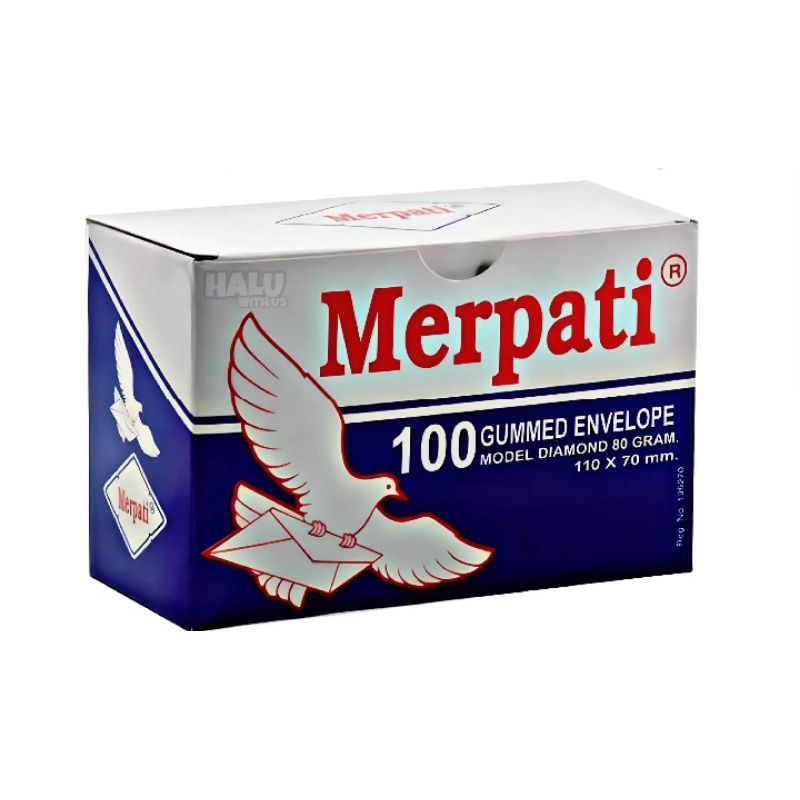 

(BISA COD) PROMO 100 Pcs Amplop Putih Kecil Polos Merpati / White Gummed Envelope