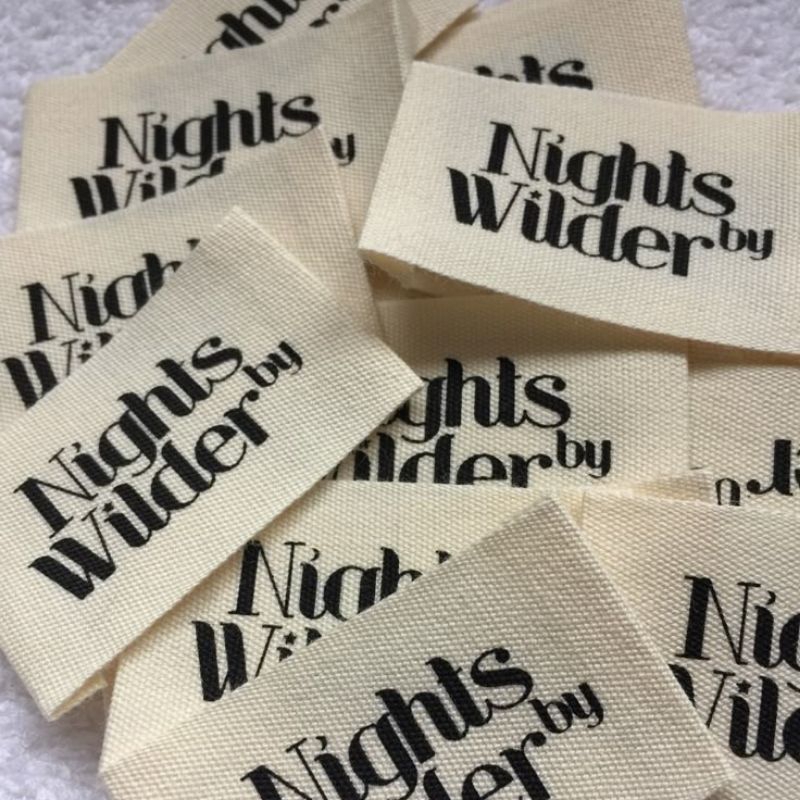 

Label Katun Lokal label custom desain Label murah Label kaos label nama brand