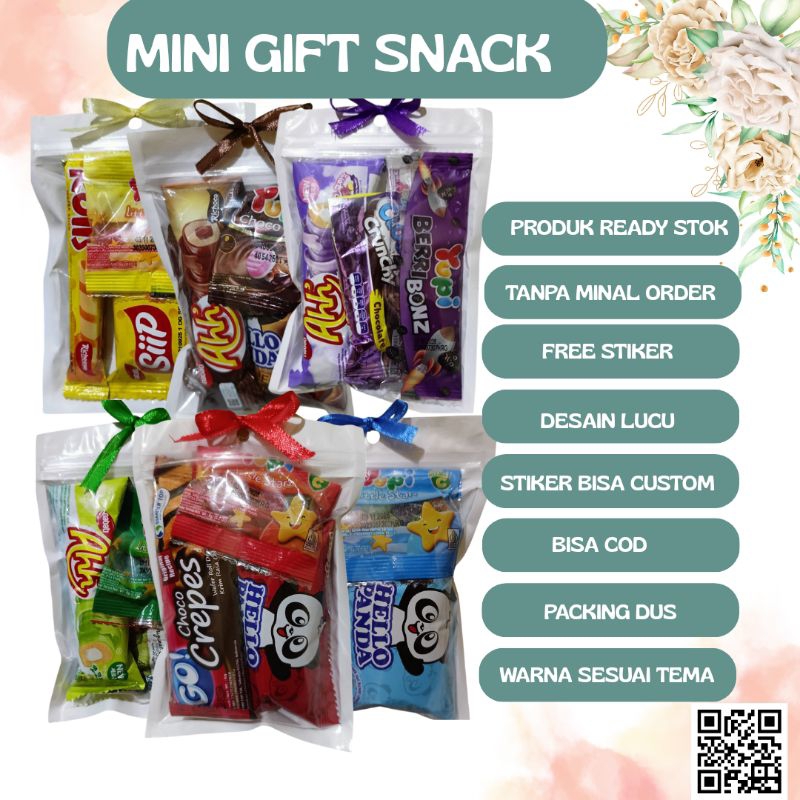 

Mini Gift Snack - Mini Hampers Ulang Tahun kelulusan Sekolah Bisa Request Tulisan