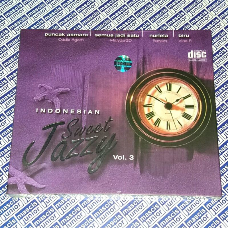 CD Indonesian Sweet Jazzy Vol. 3 Oddie Agam Vina Panduwinata Rumpies Tito Soemarsono Mus Mujiono Mal
