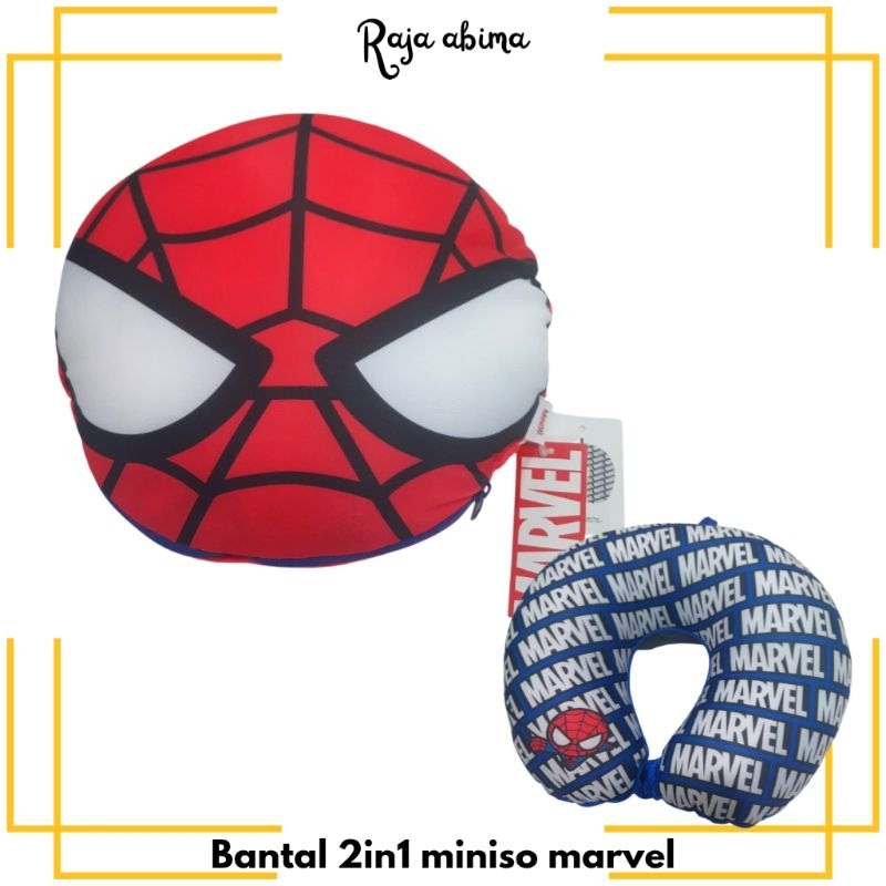 bantal leher miniso x marvel 2in1