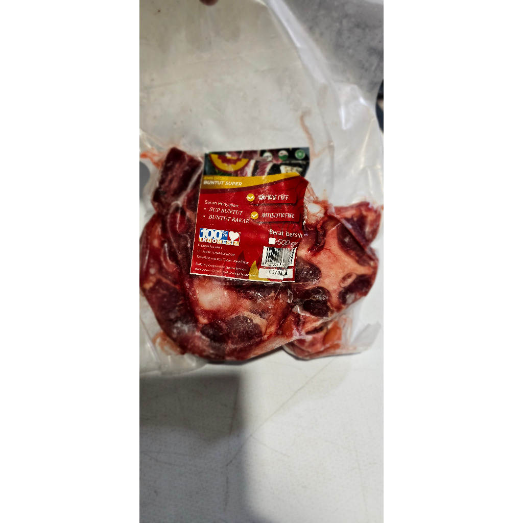 

BUNTUT SUPER / CENTER CUT 500 GRAM GRASSFED BEEF