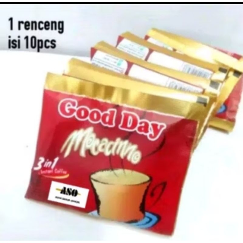 

kopi good day macacino rencengan isi 10 piss