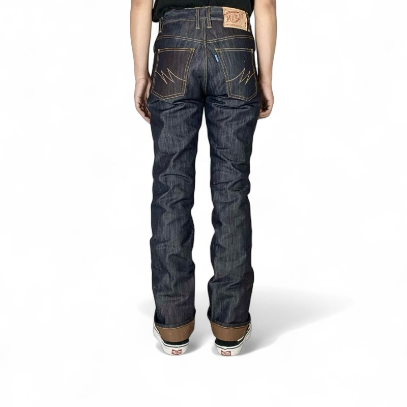 Midfielderdenim - jeans slubby weft brown 16oz sanforized