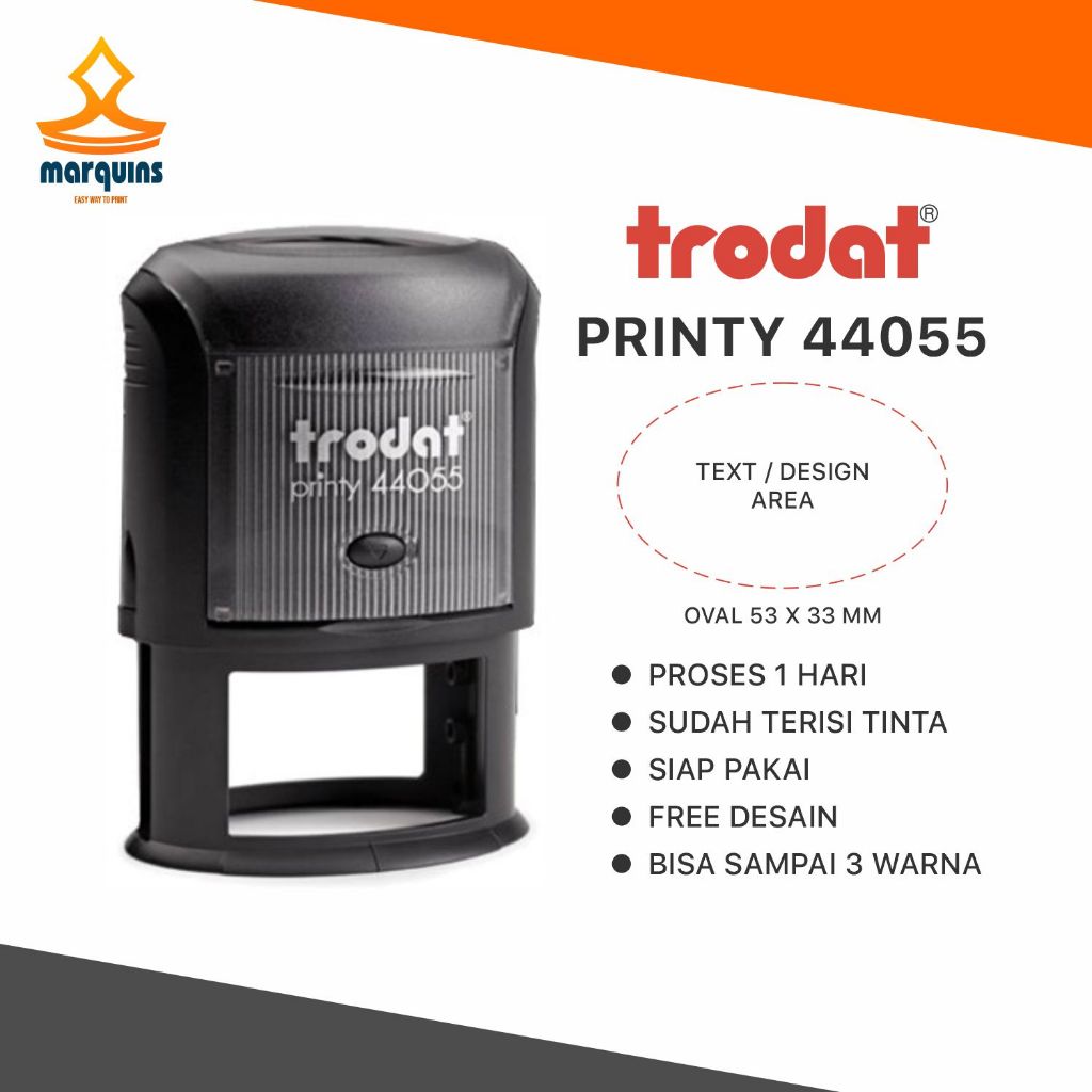 

Stempel Otomatis Trodat Oval 44055 | Stempel Nama/Alamat | Stempel Cocok Untuk Usaha | Kualitas Premium