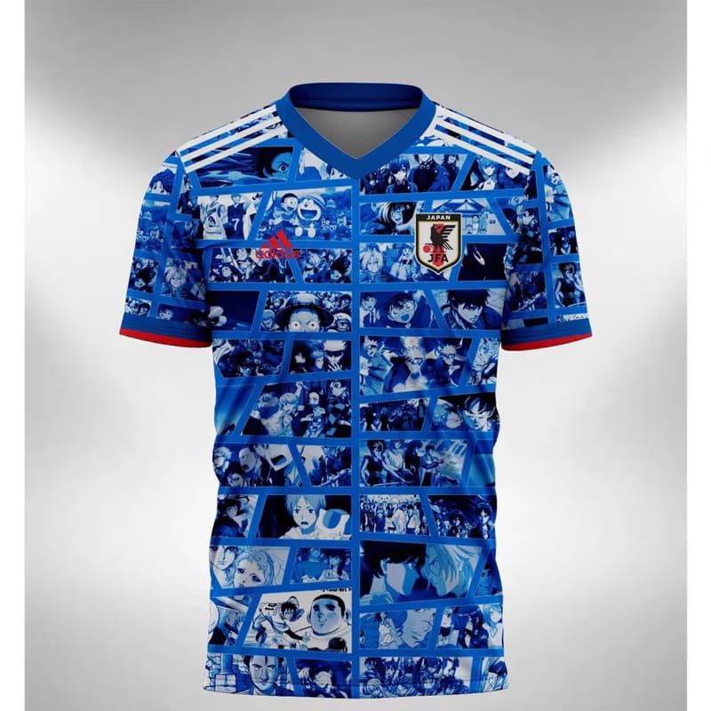Jersey Jepang Home 2022 Anime Edition Patch Piala Dunia 2022 Jepan