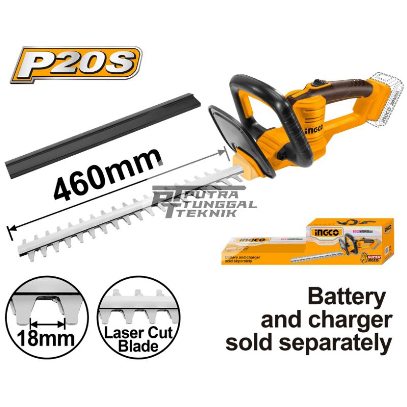 Mesin pemotong rumput batre INGCO CHTLI20018