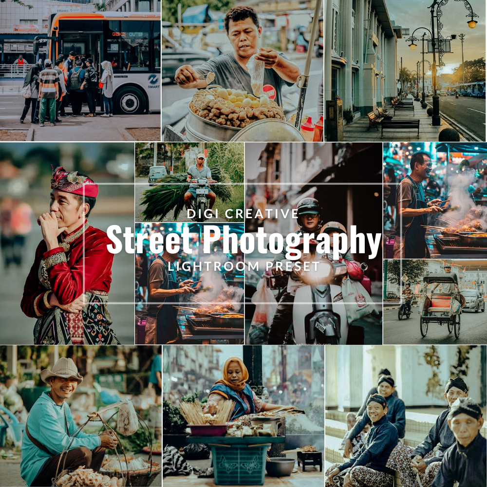 60+ Street Cinematic Photography Preset  Premium | Lightroom