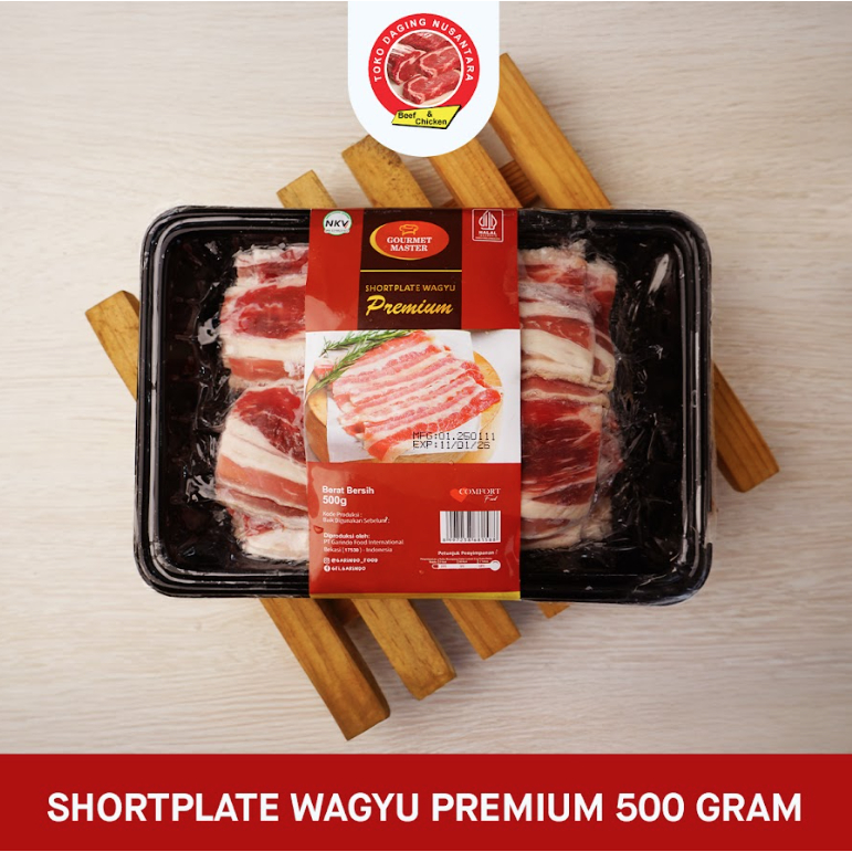 

SHABU SHORTPLATE WAGYU PREMUIM 500GR
