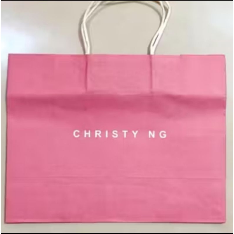 

READY STOCK SIAP KIRIM PAPERBAG CHRISTY NG ORIGINAL