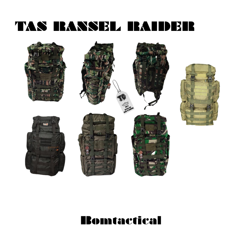 PROMO Tas Ransel Punggung tas raider tas ransel army model jatah raider TNI