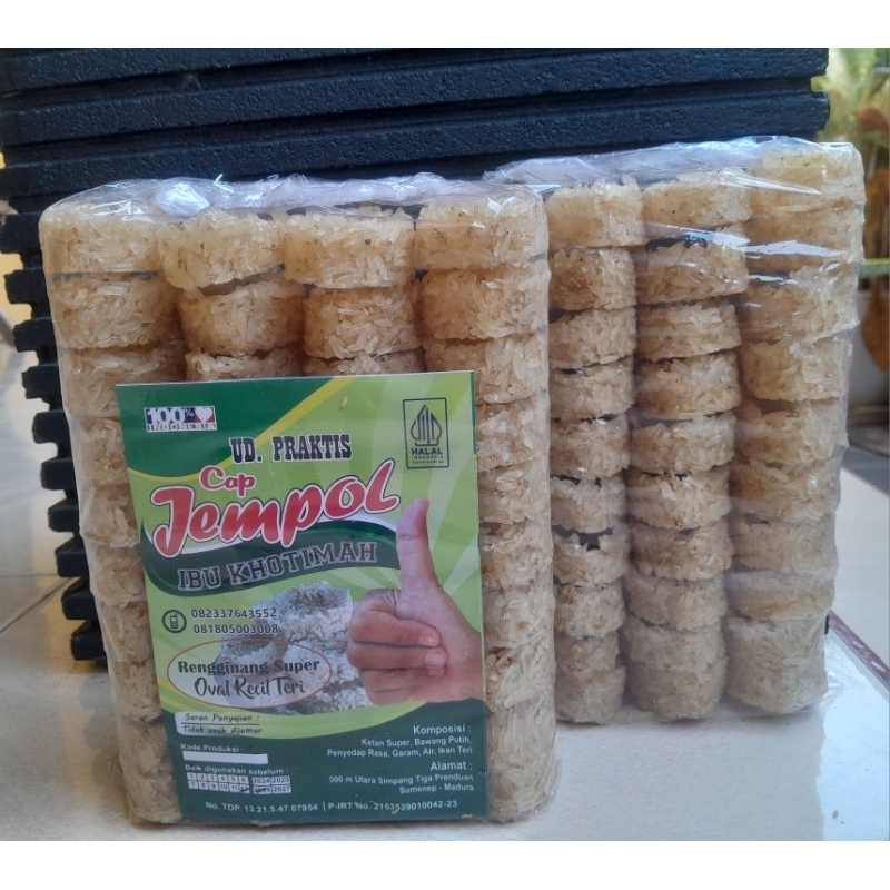 

Rengginang Teri Oval Cap Jempol