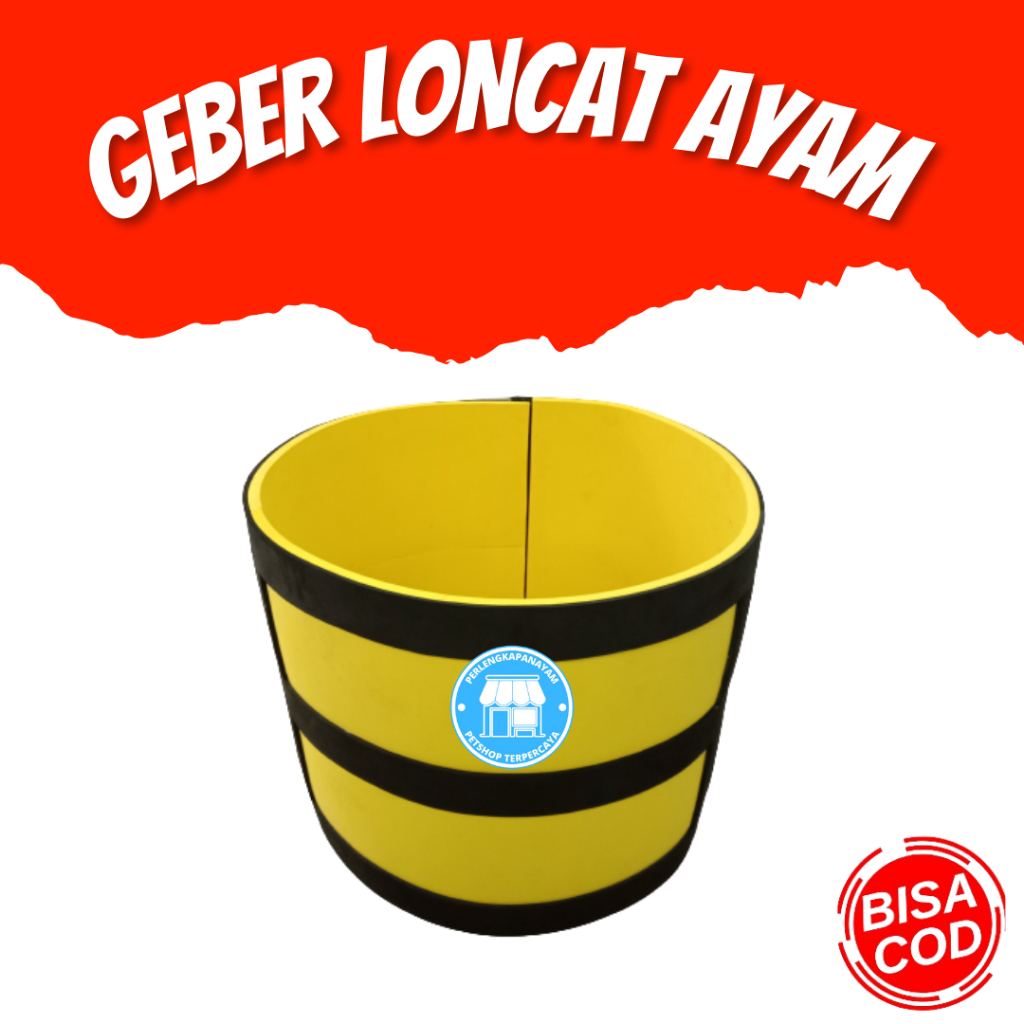 GEBER LONCAT Alat Latih Fisik Ayam Ring Geber Ayam Spon