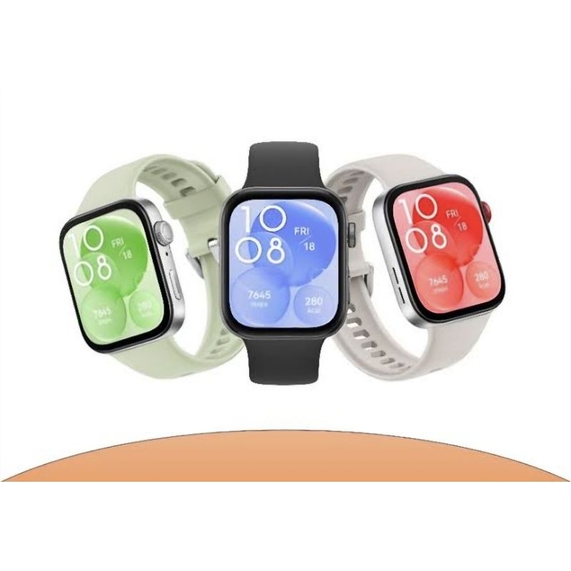 Smart Watch Huawei Watch Fit 3_Barang Original Segel Baru_Warna Hitam/Hijau/Pink