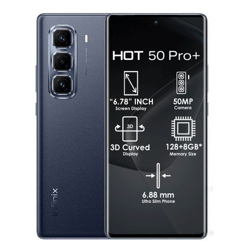 Infinix Hot 50 Pro Plus nfc  [8/256 GB] Display Type AMOLED, 120Hz