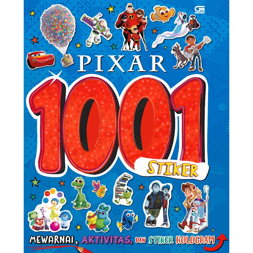 Gramedia Makassar - DISNEY PIXAR 1001 STIKER