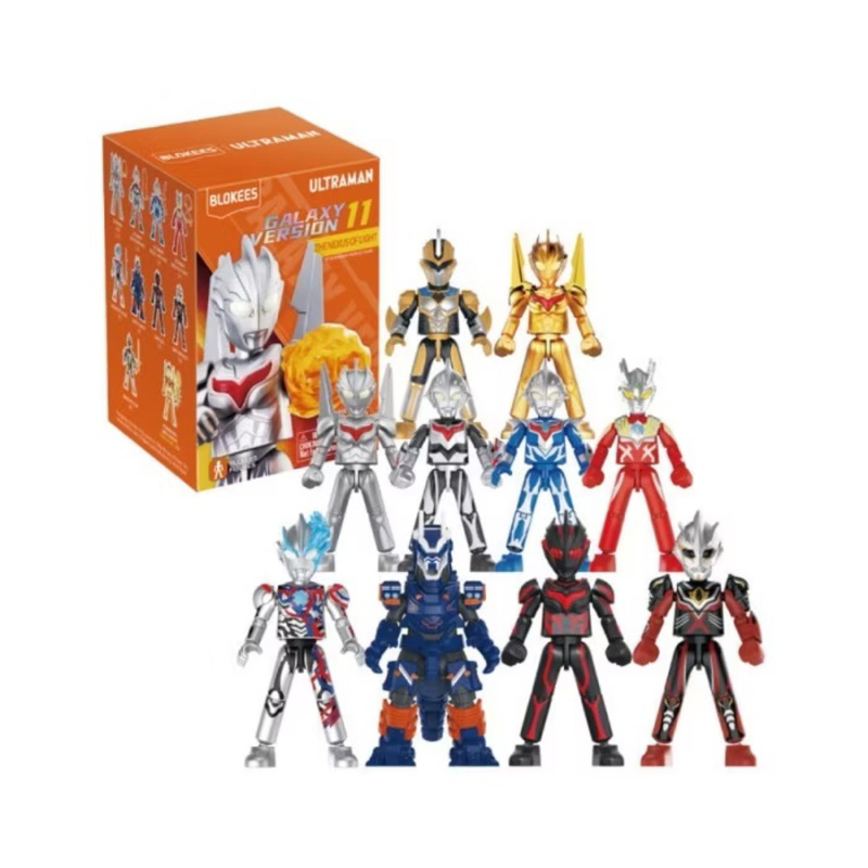 BLOKE3S Blind Box Figures Gacha Set Koleksi Figure Ultraman Seri Galaxy Version 11 (1 PCS) 9 Designs