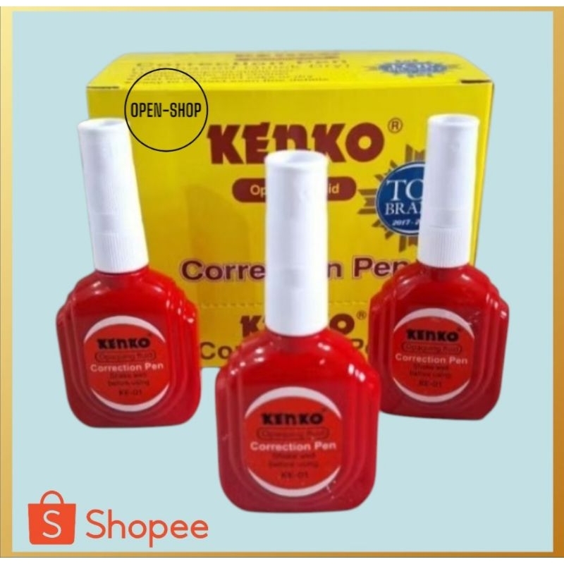 

Tip Ex Cair KENKO isi 1 kotak 12Pcs