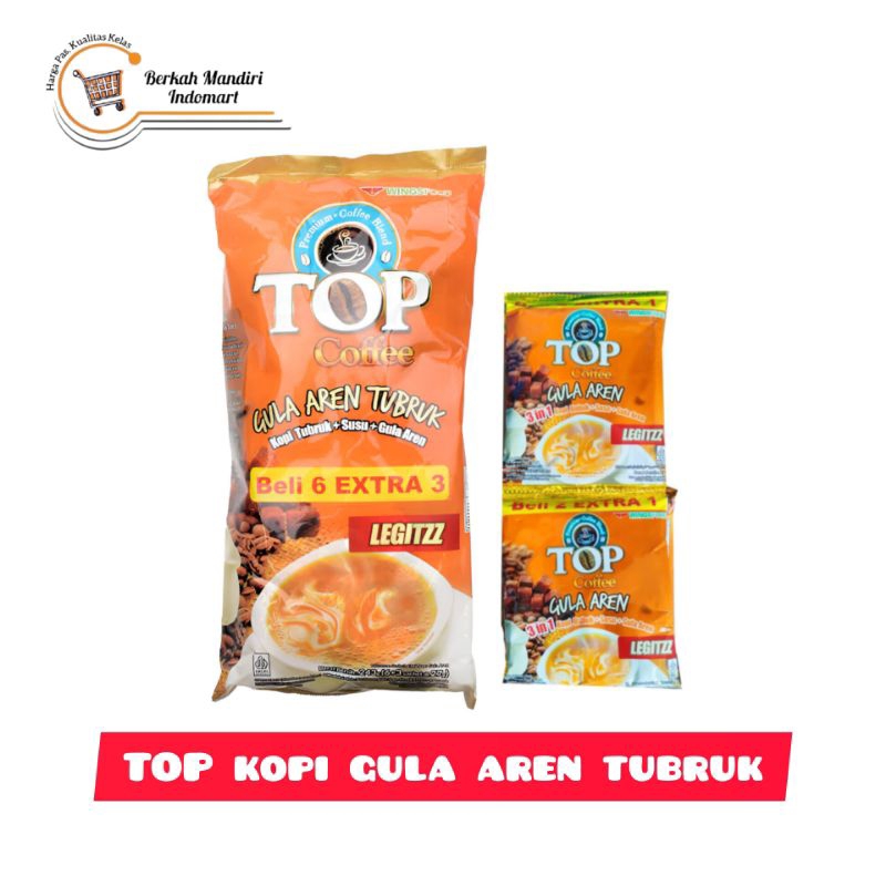 

Top Coffee Kopi Susu Gula Aren Tubruk 3in1