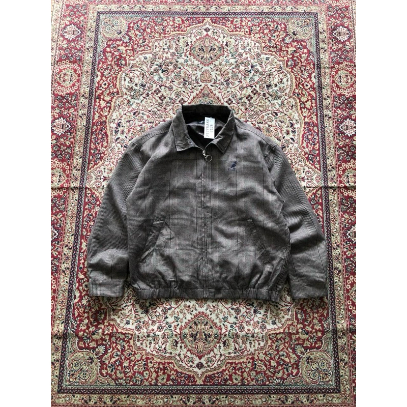 Kangol plaid work jacket vintage kangol F408
