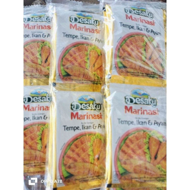 

( 1 Renteng ) Marinasi Desaku Bumbu Gorengan Tempe, Ikan dan Ayam