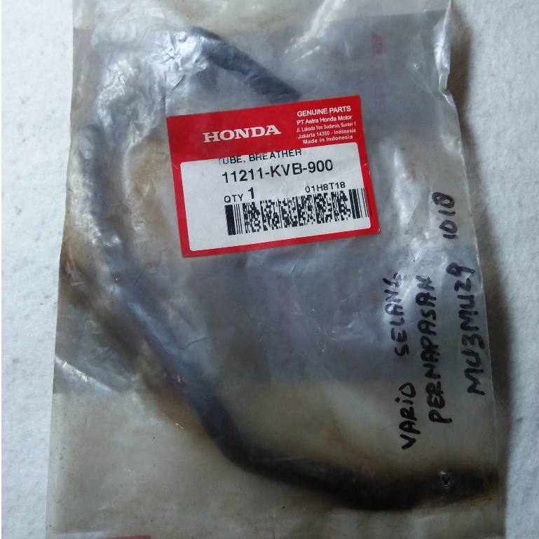 11211KVB900 SELANG PERNAPASAN VARIO ORIGINAL 100% HONDA