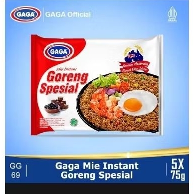 

GAGA Mie Instan Mie Goreng Special 75g x5pcs